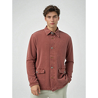 Mens Canvas Heavy Stone Wash Perfect Fit Pima Cotton Washed Causal Jacket