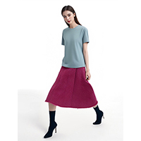 Ladies 100% Import Cotton Stacked Washable Skirt