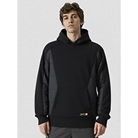 Unisex Premium Air-Spray Cotton Blend Light Weight Patch Work Hoodie